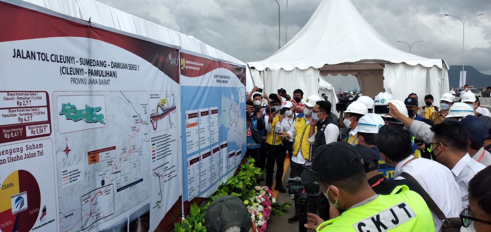 resmikan jalan tol cisumdawu seksi 1
