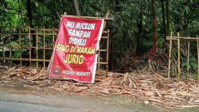 Hati-hati! Buang Sampah Sembarangan di Daerah Sumedang ini, Bakal dimakan Hantu Cepot Ngesott?