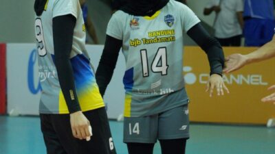 Tim Bola Voli Putri Bandung bjb Tandamata Optimis Kalahkan Gresik Petrokimia Pupuk Indonesia
