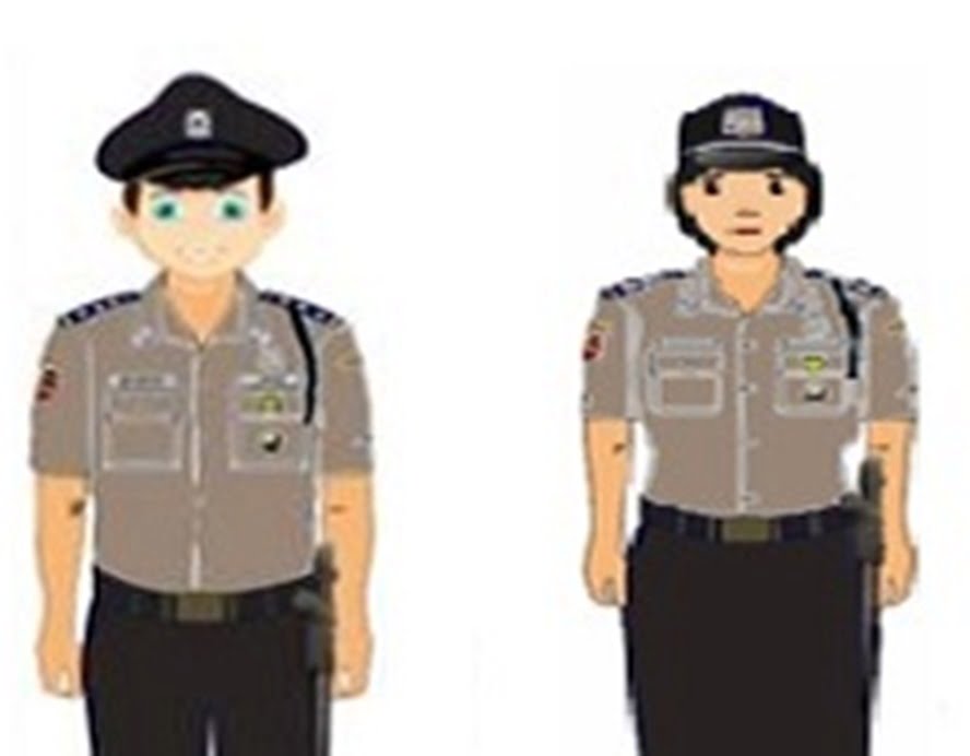 Ilustrasi Seragam Satpam