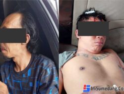 Apes! Kehabisan Bensin Dua Orang Maling Motor di Tanjungkerta Sumedang Babak Belur Dihajar Massa