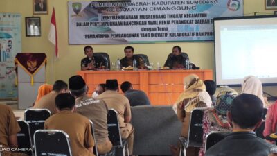 Tak Dilibatkan dalam Musrenbang, Ini Tuntutan BPD Cimanggung Kepada Camat dan Bupati Sumedang