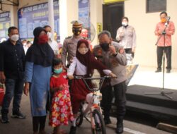 Polres Sumedang Jemput Bola Vaksinasi Massal Bagi Anak Usia 6-11