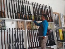 Pandemi Covid-19, Omzet Senapan Angin di Cipacing Sumedang Masih Belum Bergairah