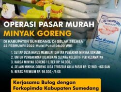 Ribuan Liter Minyak Goreng Bakal Didistribusikan di Kecamatan Situraja