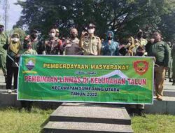 Tak Hanya Jaga Lingkungan, Di Talun Sumedang Pasukan Linmas Diberi Pelatihan Lebih