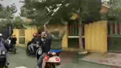 Video Aksi Gerombolan Diduga Pelajaran Acungkan Cerulit di Sumedang Viral di Medsos