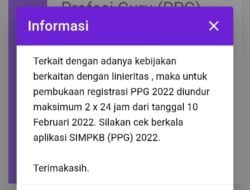 Undangan PPG Guru 2022 Telah Dibuka, Portal Kemendikbud.go.id Susah Dibuka