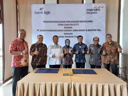 PT Bank Pembangunan Daerah Jawa Barat dan Banten Tbk (bank bjb) melakukan Penandatanganan Perpanjangan dan Penambahan Term Loan Facility senilai Rp 750 miliar dengan jangka waktu 36 bulan dengan PT. Bank Mandiri Taspen