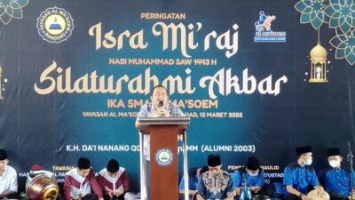 Reuni Alumni Al Ma’soem Diisi Silaturahmi dan Peringatan Isra Mi’raj Nabi Muhammad