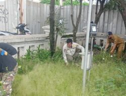 Menuju Kawasan Perkotaan, Tugu Batas Kota di Jatinangor Sumedang Dibersihkan