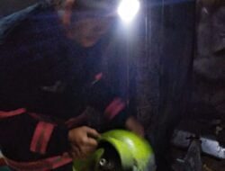 Gara-gara Gas Bocor, Rumah Milik Isak di Cipacing Jatinangor Sumedang Terbakar