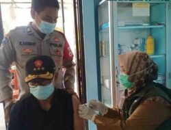 Polsek Baleendah Jemput Bola Gelar Vaksinasi Covid-19 Sambut Mudik 2022