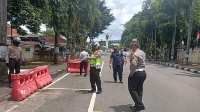 Marak Balapan Liar Saat Malam Ramadan, Polres Sumedang Pasang Speed Bump