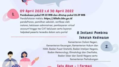 Pengumuman 8 Sekolah Kedinasan Setara Perguruan Tinggi Telah Dibuka Pendaftaran