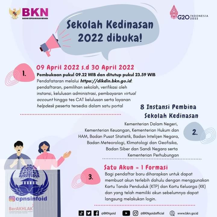 Pengumuman 8 Sekolah Kedinasan Setara Perguruan Tinggi Telah Dibuka Pendaftaran