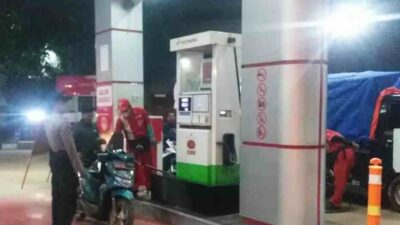 Awasi Stok BBM, Polsek Cikancung Bandung Masifkan Patroli di SPBU