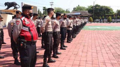 Polres Sumedang Siagakan 263 Personil, untuk Membantu Pengamanan Demo BEM SI