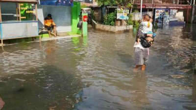 Kawasan Dayeuhkolot Disergap Banjir Luapan Sungai Citarum, Ini Titik Terparahnya