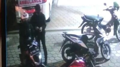 Tak Butuh Waktu Lama, Motor Penjenguk di Puskesmas Jatinangor Sumedang Digondol Maling