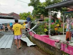 Puting Beliung Terjang Desa Cijati Sumedang, Puluhan Rumah Rusak, 20 Pohon Tumbang