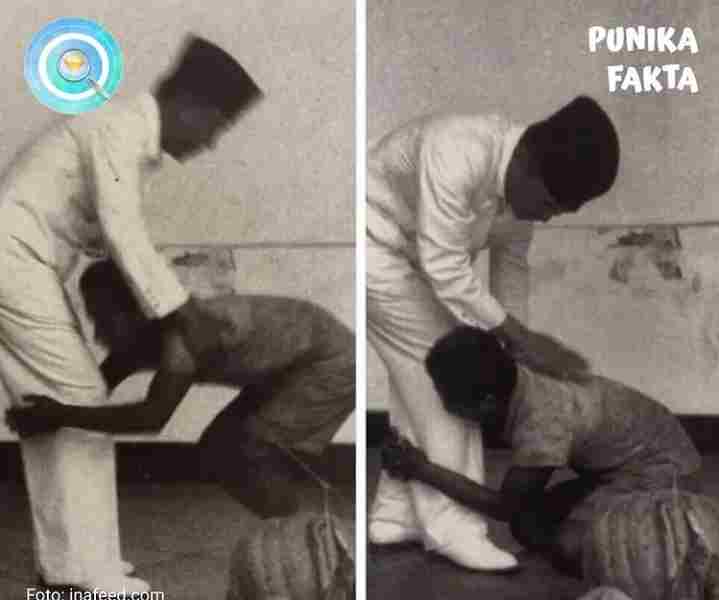 Momen Hamid seorang petani asal Sumedang saat bertemu dengan Ir Soekarno (foto Instagram punika fakta)