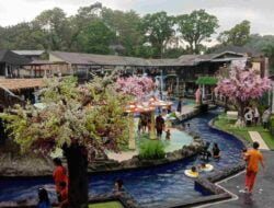 Ratusan Pengunjung Padati Wisata Air Gajahdepa Cimalaka Sumedang