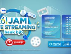 Live Streaming 61 Jam Non Stop bank bjb Siap Pecahkan Rekor MURI