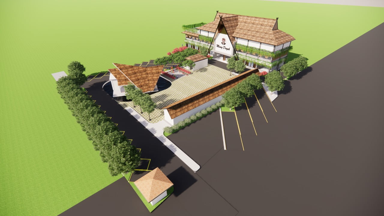 Ilustrasi Rest Area Mang Duyeh yang saat ini sedang tahap pembangunan
