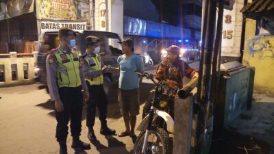 Gelar Patroli Antisipasi Geng Motor, Polsek Cangkuang Bubarkan Kumpulan Remaja