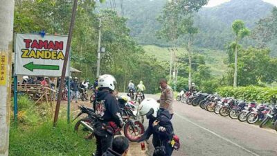 Polsek Cikancung Bubarkan Klub Motor yang Akan Gelar Night Riding