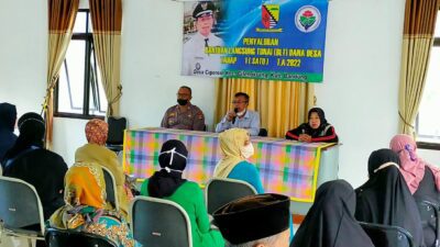 Pastikan BLT DD Tepat Sasaran, Polsek Cileunyi Ikut Lakukan Pengawasan