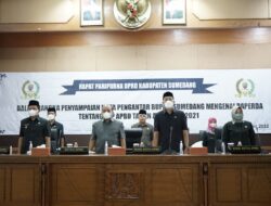 DPRD Sumedang Terima Nota Pengantar Raperda LPP APBD 2021