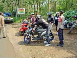 Bubarkan Klub Motor, Polsek Cikancung Tindak Pengguna Knalpot Bising