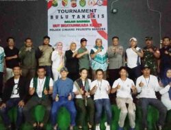 Semarakan HUT Bhayangkara ke-76, Polsek Cimaung Gelar Turnamen Bulutangkis