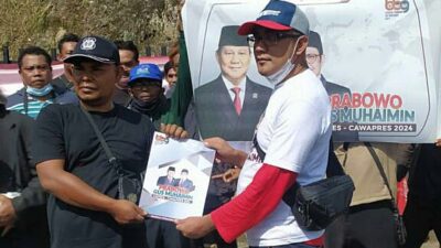 Sopir Angkot di Bandung Gelar Deklarasi Dukung Prabowo-Gus Muhaimin Maju Pilpres 2024