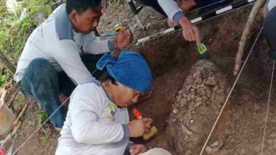 Tim Arkeolog dan Disparbudpora Sumedang Mulai Ekskavasi Temuan Fosil Purbakala di Tomo