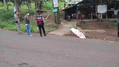 Mayat Tanpa Identitas Tewas Bersimbah Darah di Dekat Kantor LAN Kiarapayung Sumedang