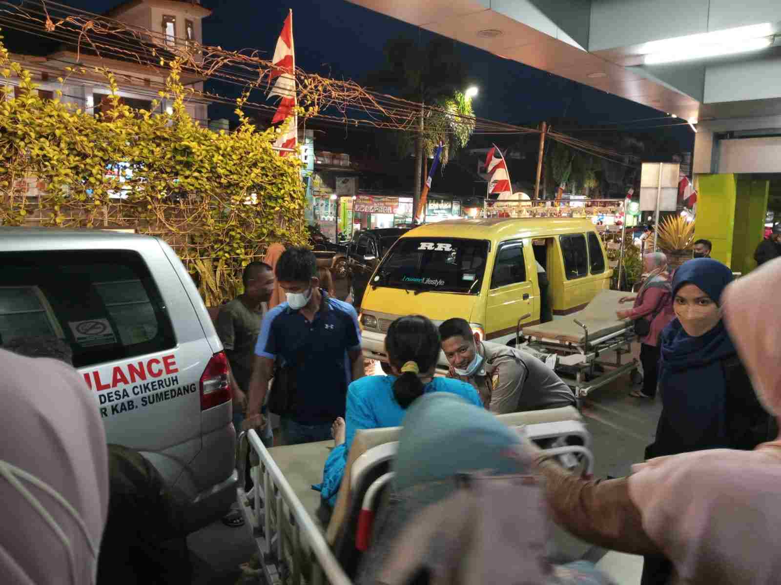 20 Orang Korban Lakalantas Bus CTU di Tasikmalaya Dievakuasi ke RSUD Sumedang