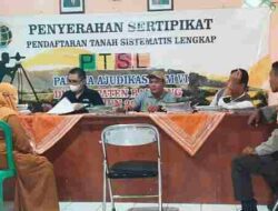Demi Kondusifitas, Polisi Kawal Program PTSL 2022 di Cikancung