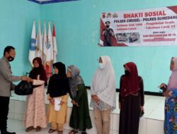 Sambut HUT Bhayangkara, Polsek Cibugel Sumedang Salurkan 80 Paket Sembako