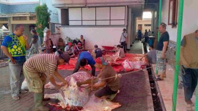 Jumlah Hewan Qurban di Mesjid Agung Sumedang Menurun