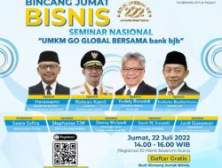 Ikuti Bincang Jumat Bisnis Spesial Episode, bank bjb Hadirkan Ahli Bisnis Ekspor Agar UMKM Go Global