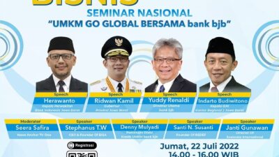 Ikuti Bincang Jumat Bisnis Spesial Episode, bank bjb Hadirkan Ahli Bisnis Ekspor Agar UMKM Go Global