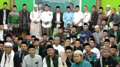 Hadir di PCNU Sumedang, Cucu KH Hasyim Asy’ari Berikan Tausyiah dan Istighosah