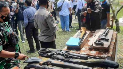 Antisipasi Pembuatan Senpi, Baintelkam Polri Beri Penyuluhan ke Perajin Senapan Angin di Sumedang