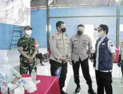 Kasus Covid-19 Naik, Polisi Gelar Gebyar Vaksinasi di Baleendah Bandung