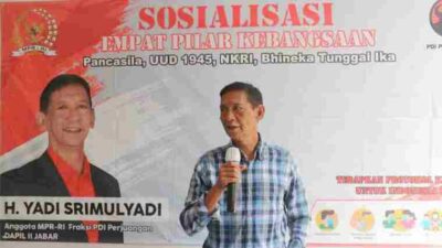 Gelar Reses, Yadi Sosialisasikan 4 Pilar Kebangsaan ke Warga Kabupaten Bandung