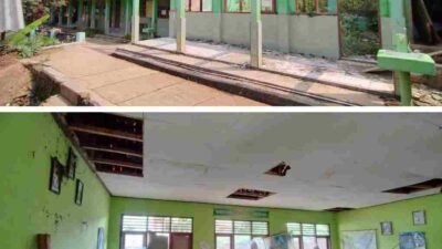 MIRIS! Bangunan SDN Gunung Gadung Sumedang Rusak Parah, 2 Kelas Diantaranya Tidak Bisa Dipakai