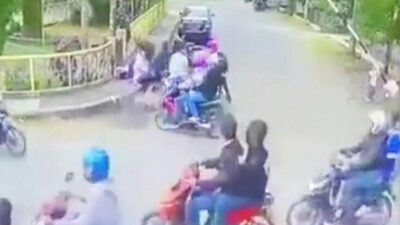 Rekaman CCTV Penyerangan Antar Pelajar di Baleendah Beredar di Medsos